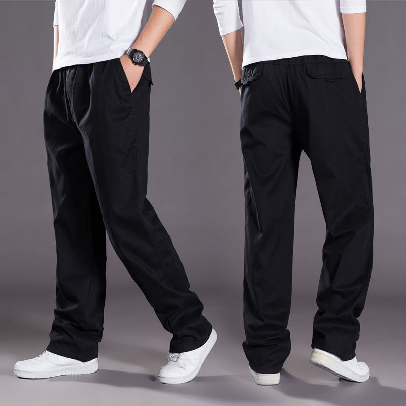 Men's Cargo Pants Summer Spring Cotton Work Wear New In Large Size 6XL Casual Climbing Joggers Sweatpants Hombre Autumn Trousers thumbnail