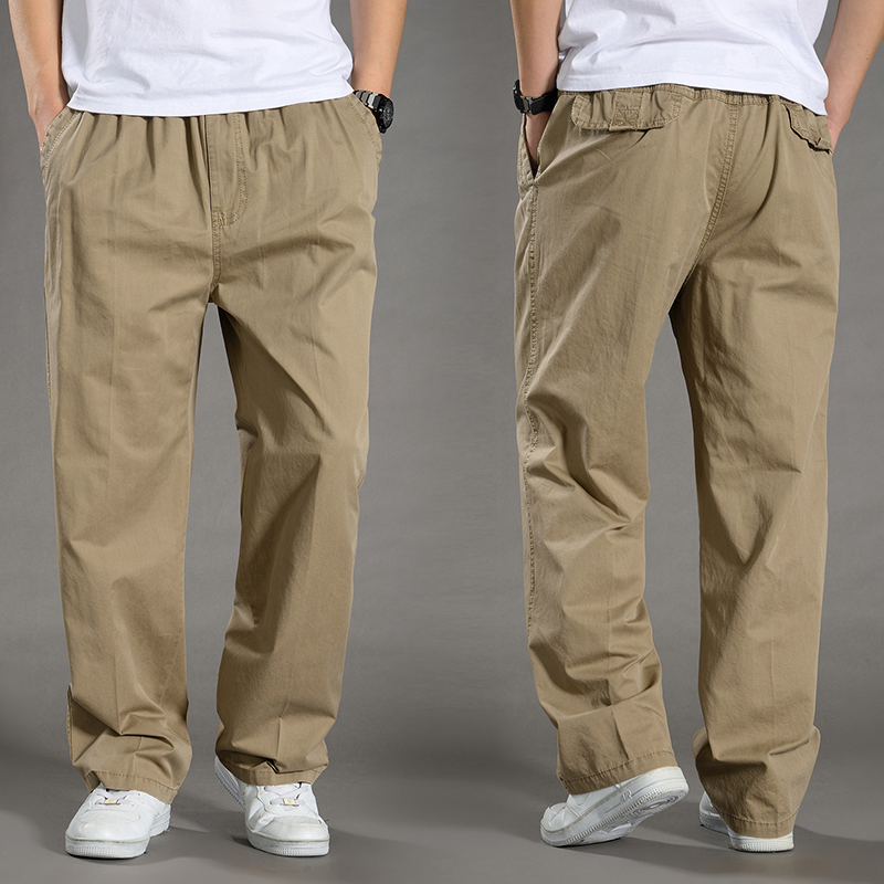 Men's Cargo Pants Summer Spring Cotton Work Wear New In Large Size 6XL Casual Climbing Joggers Sweatpants Hombre Autumn Trousers thumbnail