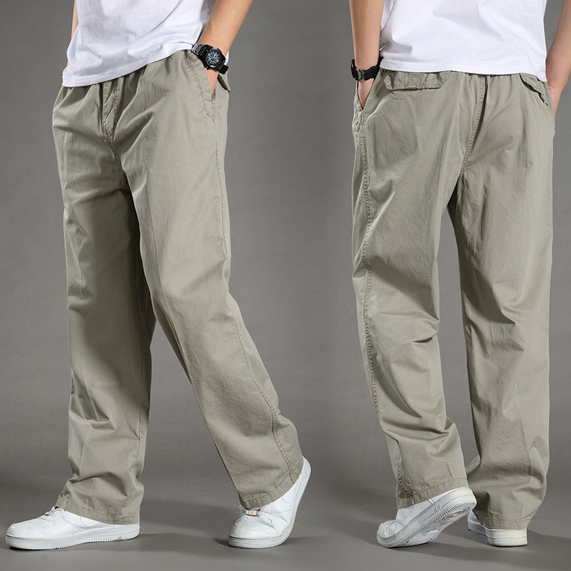 Men's Cargo Pants Summer Spring Cotton Work Wear New In Large Size 6XL Casual Climbing Joggers Sweatpants Hombre Autumn Trousers thumbnail