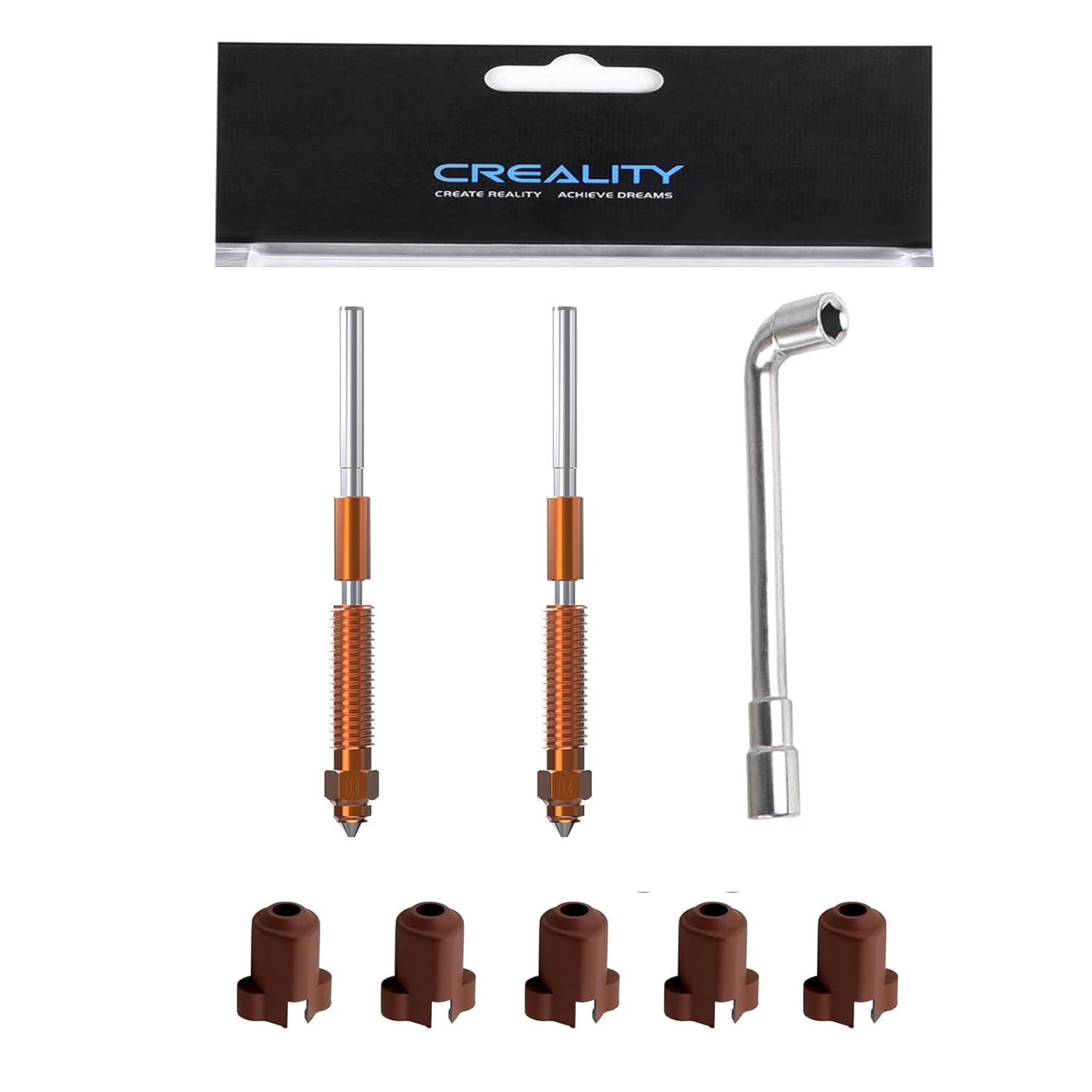1/3/5PCS Creality K1C Nozzle, for K1C, K1 Max, K1 SE, Ender 3 V3/3 V3 Plus, Unicorn Quick-Swap Nozzle Kit, High Flow Nozzle Kit